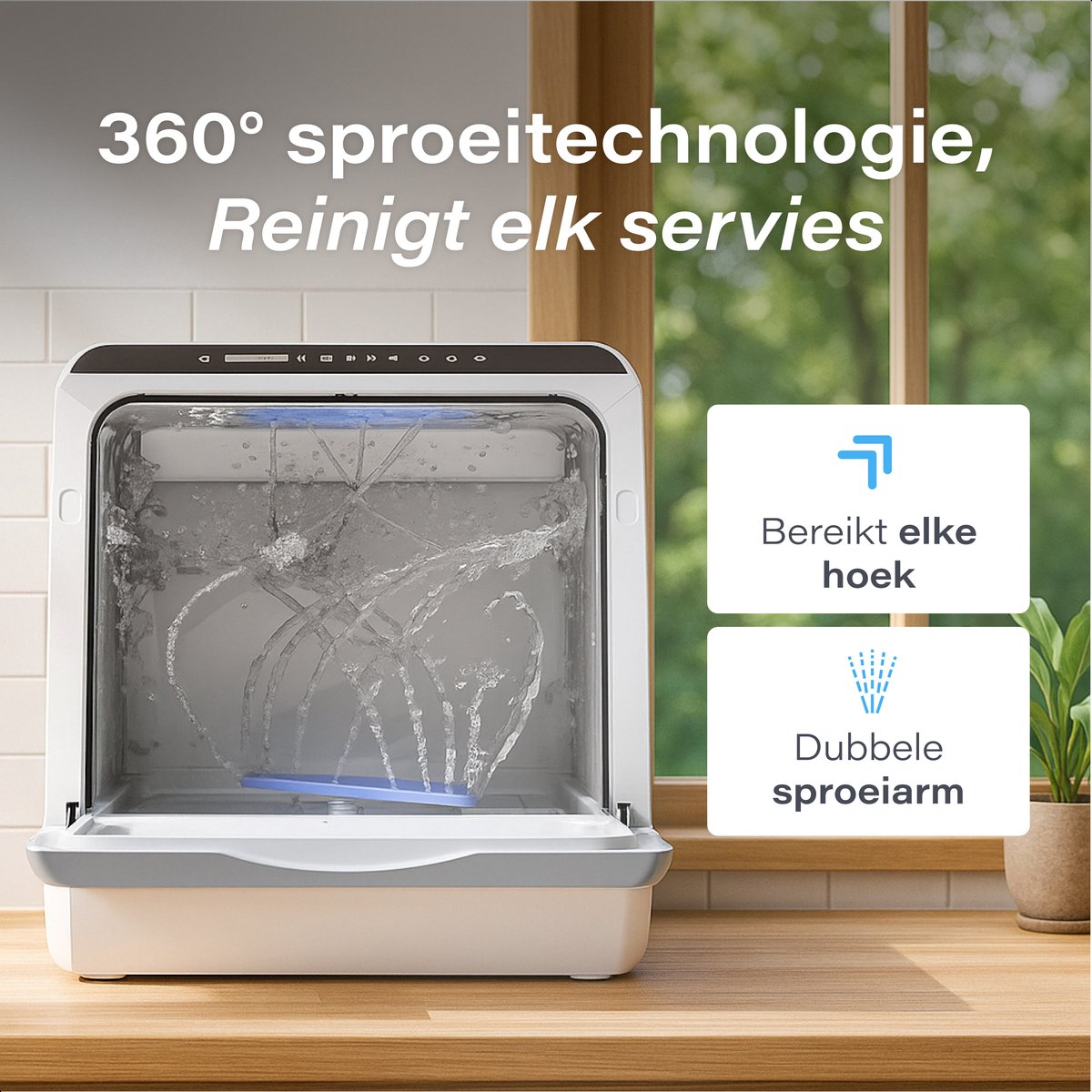 Skoov Mini Vaatwasser Blanc