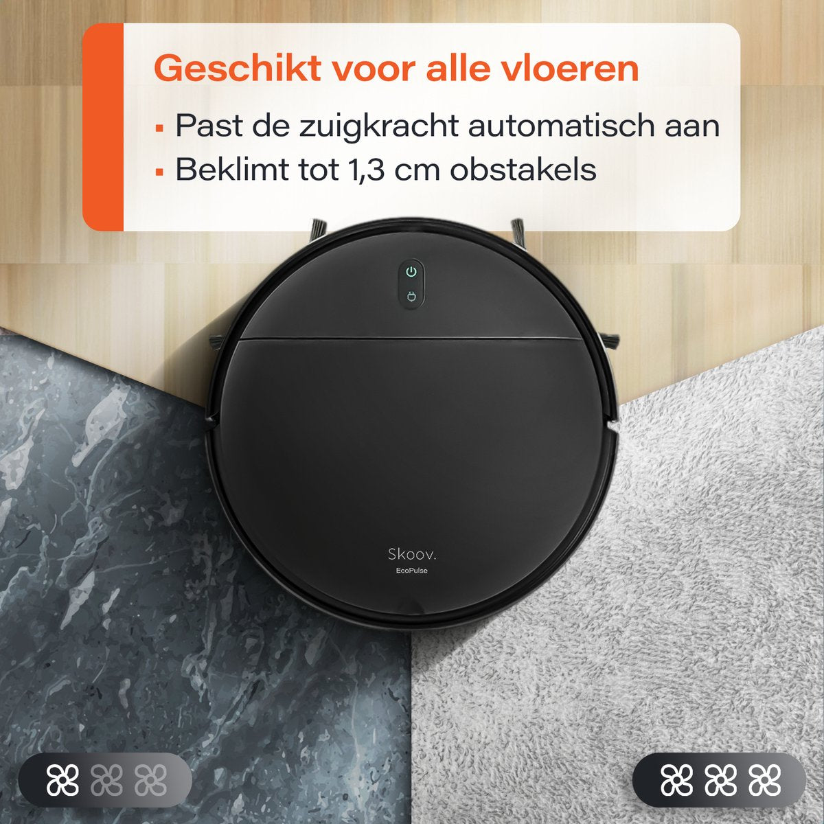 Ecopulse robotstozuiger met dweilfuntie 2000 PA