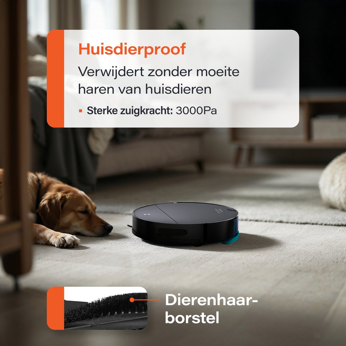 Ecopulse robotstozuiger met dweilfuntie 2000 PA