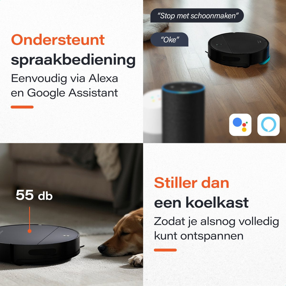 Ecopulse robotstozuiger met dweilfuntie 2000 PA